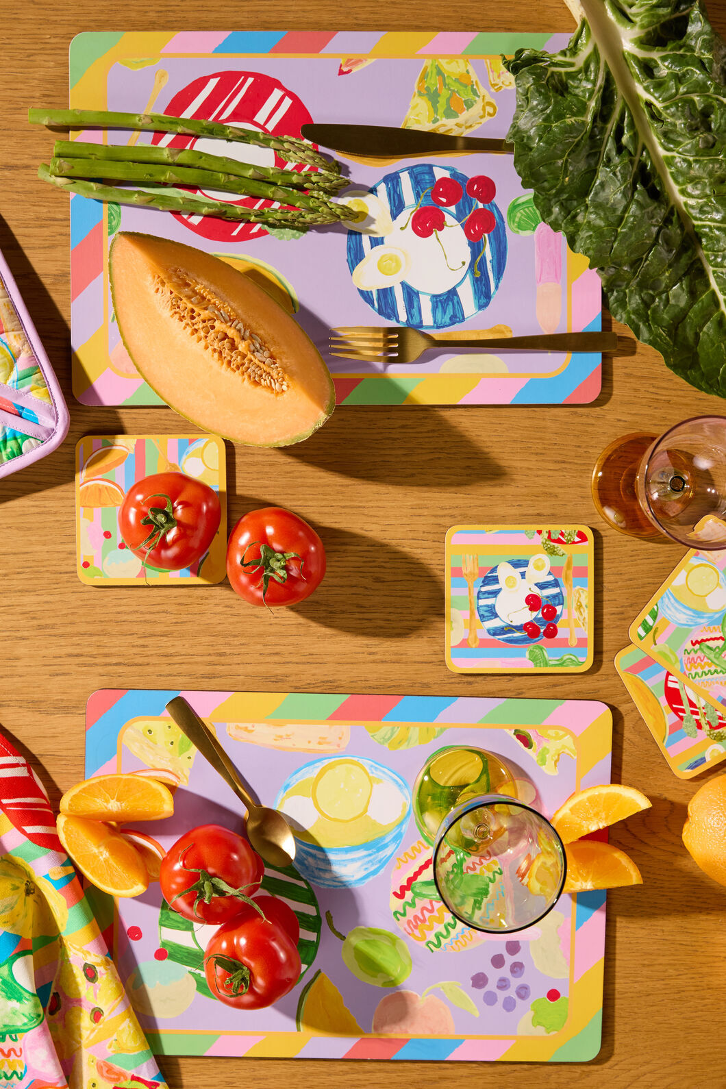 Gorman NZ - Brunch Time Placemat Set - print