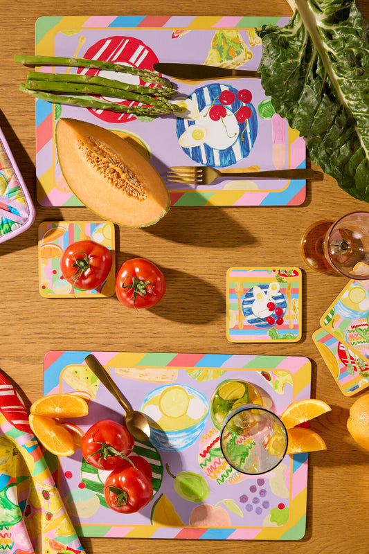 Gorman NZ - Brunch Time Placemat Set - print