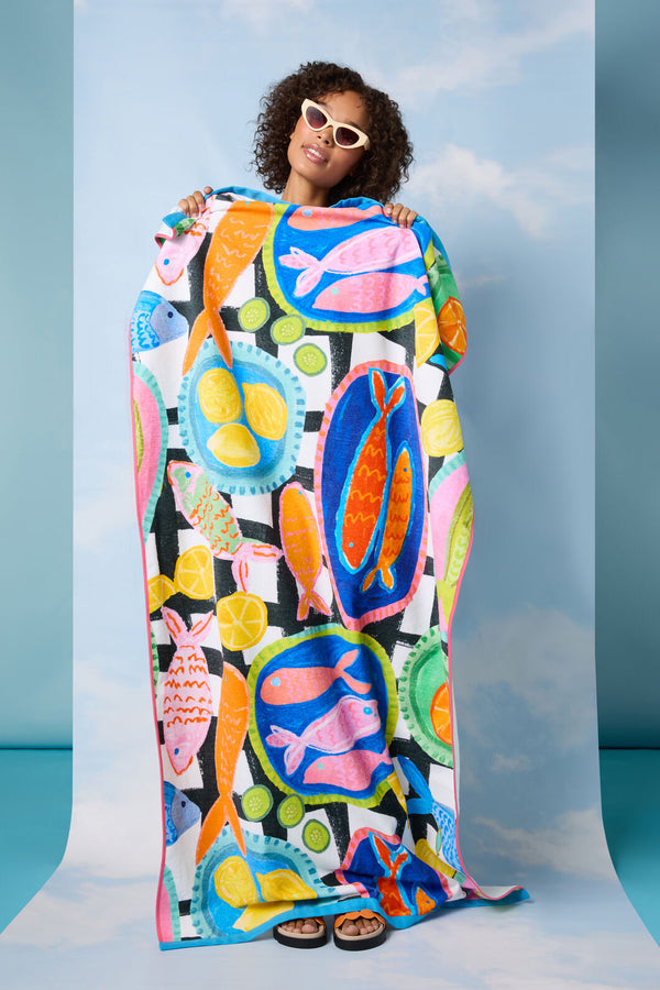 Gorman NZ - Alfresco Beach Towel - print
