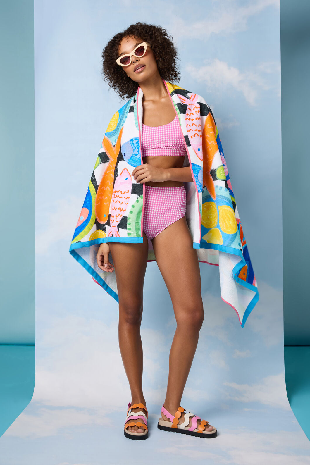 Gorman NZ - Alfresco Beach Towel - print