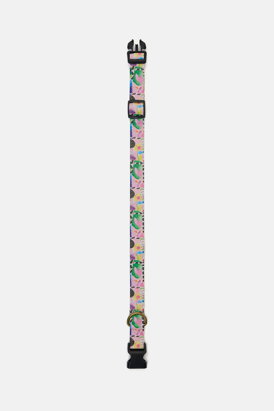 Gorman NZ - Montage Pet Collar Large - print