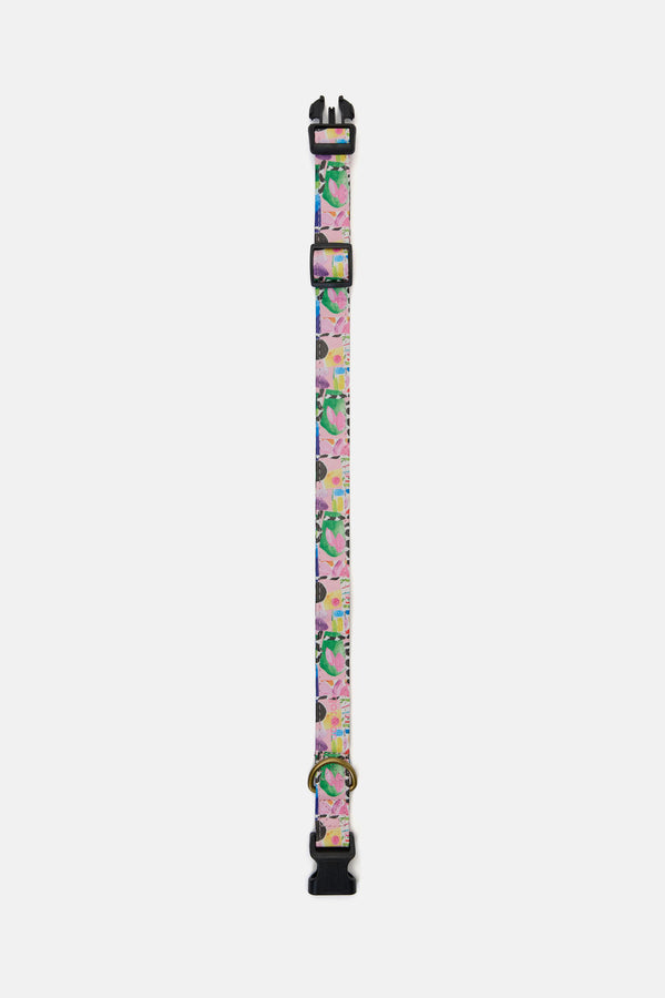 Gorman NZ - Montage Pet Collar Lge - print