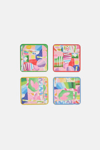 Gorman NZ - Montage Coaster Set - print