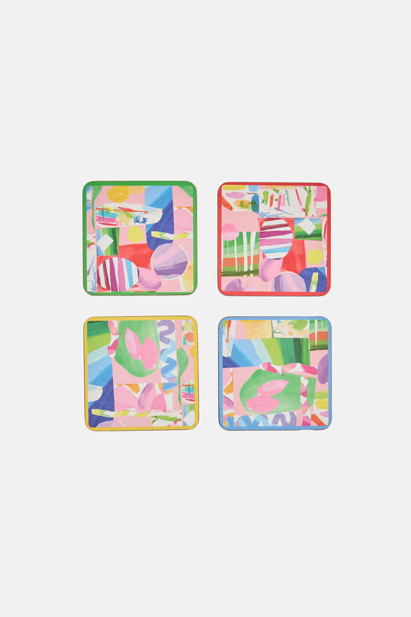 Gorman NZ - Montage Coaster Set - print