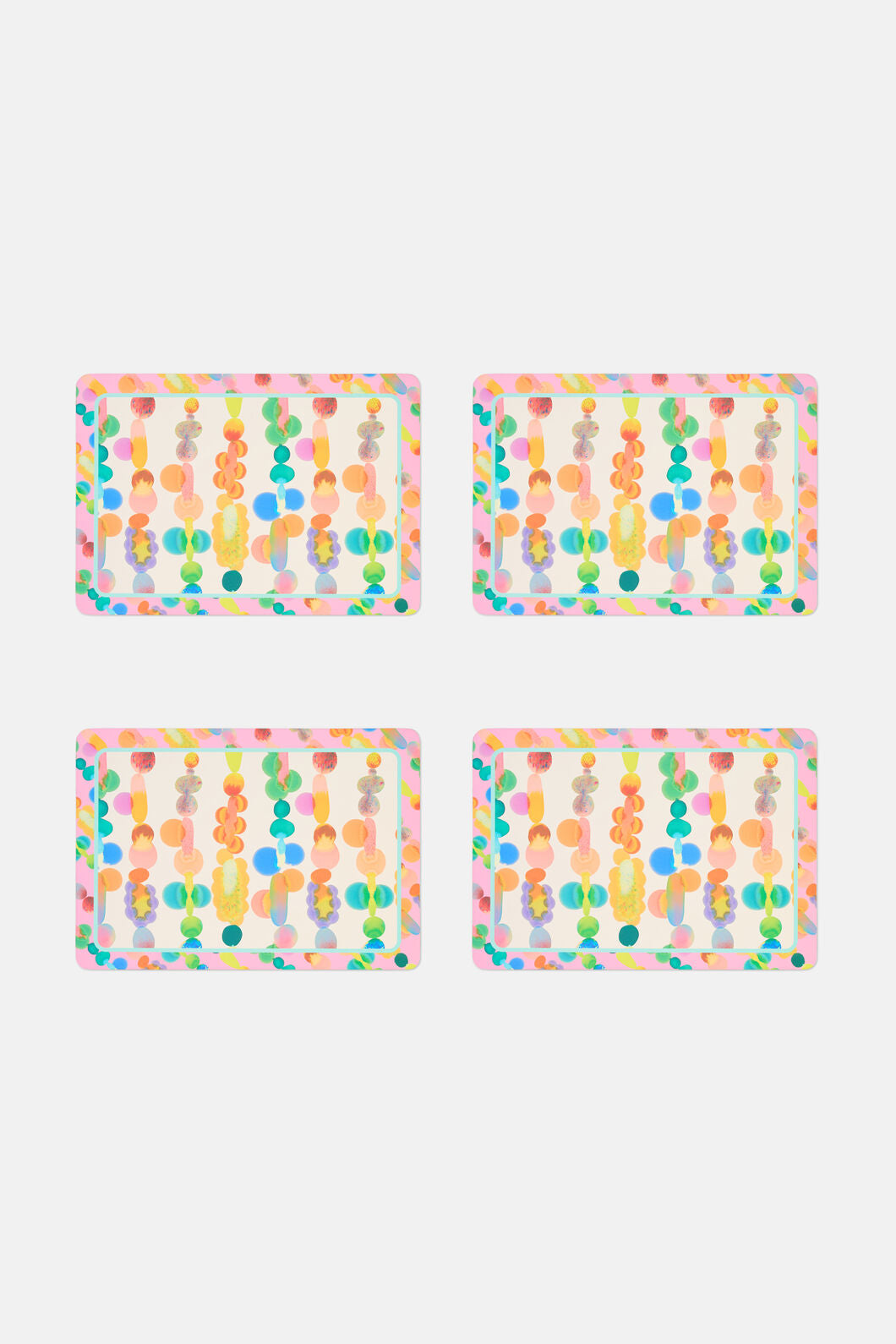Gorman NZ - Rainbow Drops Placemat Set - print