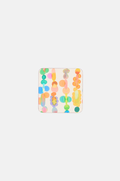 Gorman NZ - Rainbow Drops Coaster Set 4 - print