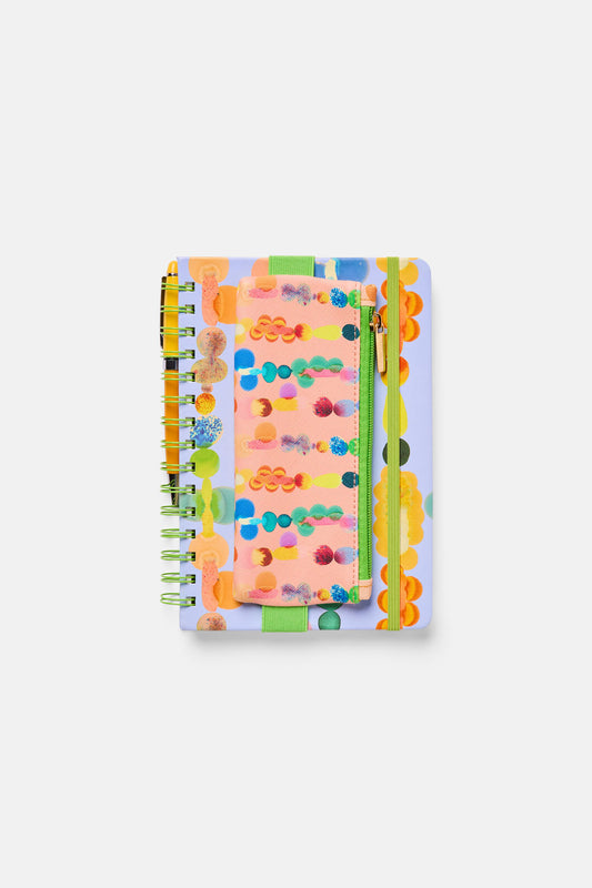 Gorman NZ - Rainbow Drops Book Pen Case Set - print