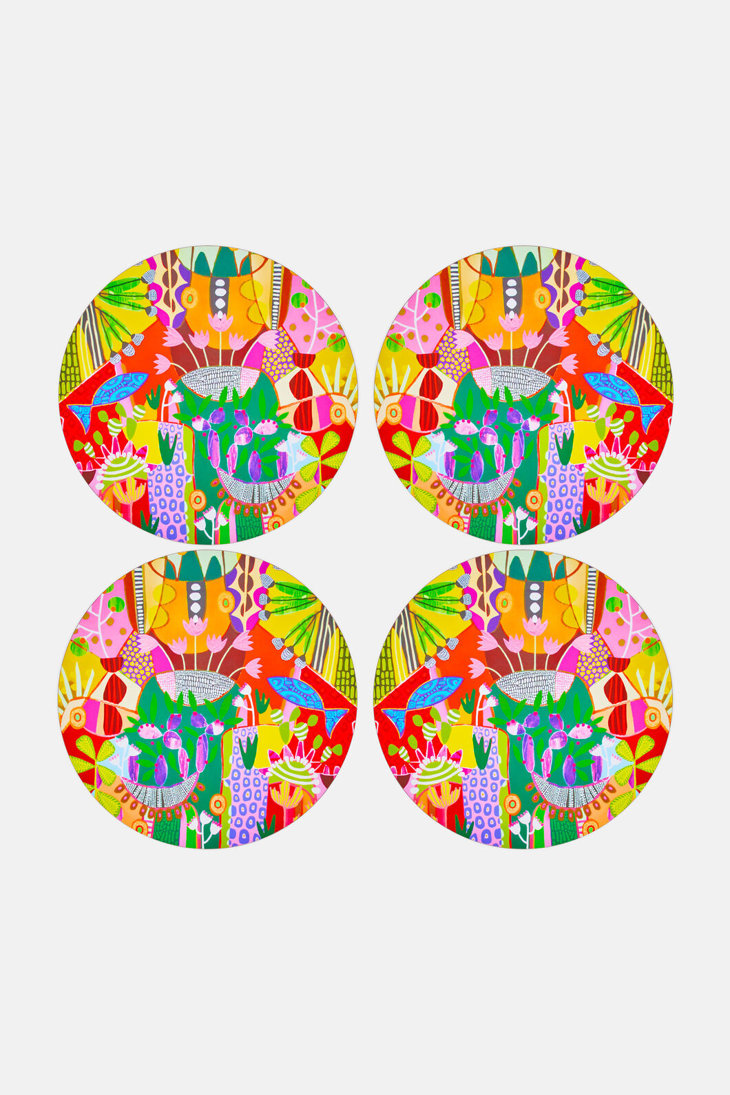 Gorman NZ - Lola's House Placemat Set 4 - print