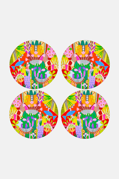 Gorman NZ - Lola's House Placemat Set 4 - print