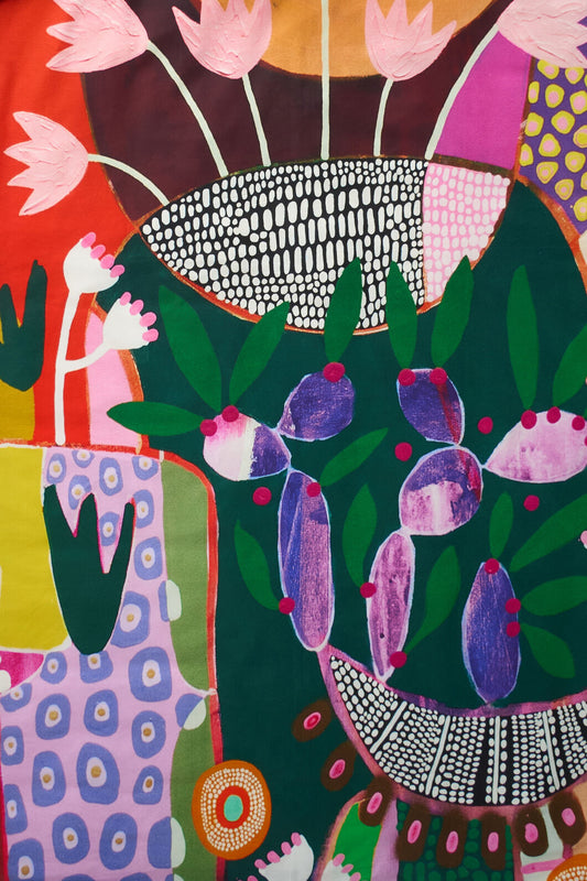 Gorman NZ - Lola's House Bedding Set QB - print