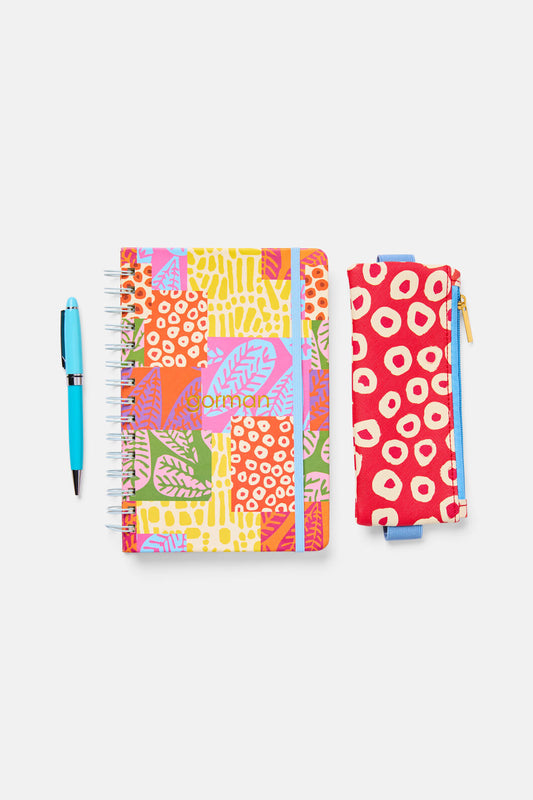 Gorman NZ - Lola's Patchwork Book Pen Case - print