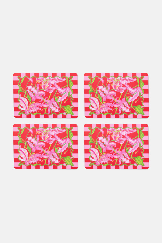 Gorman NZ - Pop Lily Placemat Set 4 - print