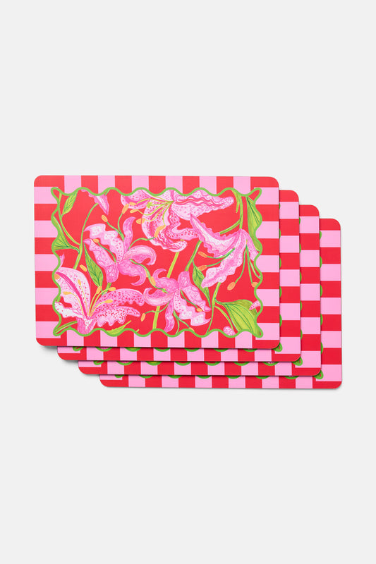 Gorman NZ - Pop Lily Placemat Set 4 - print