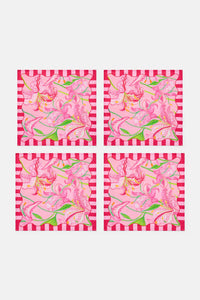 Gorman NZ - Pop Lily Napkin Set 4 - print