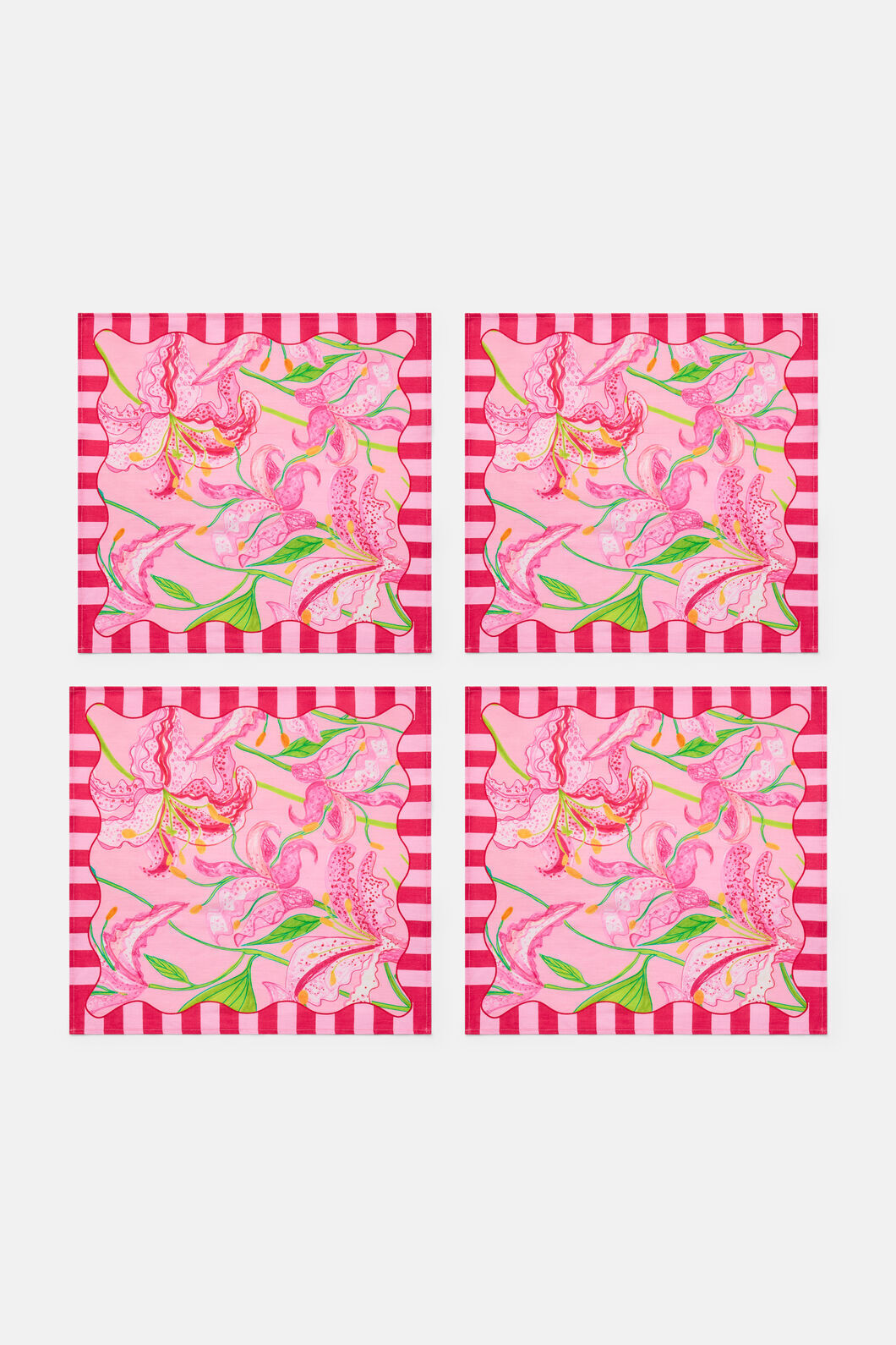 Gorman NZ - Pop Lily Napkin Set 4 - print