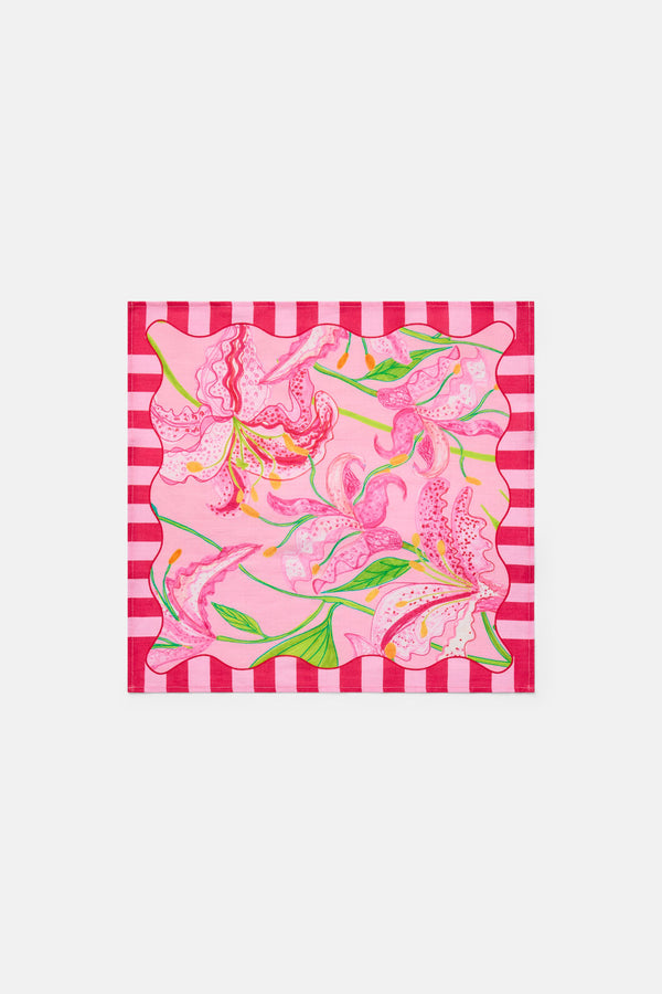 Gorman NZ - Pop Lily Napkin Set 4 - print