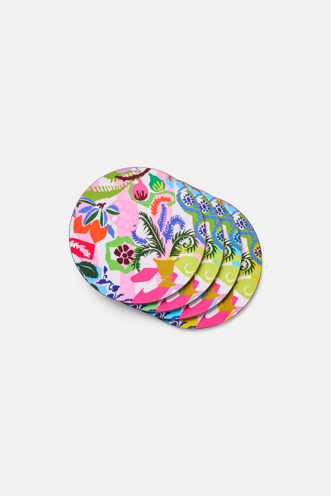 Gorman NZ - Garden Fiesta Coaster Set 4 - print