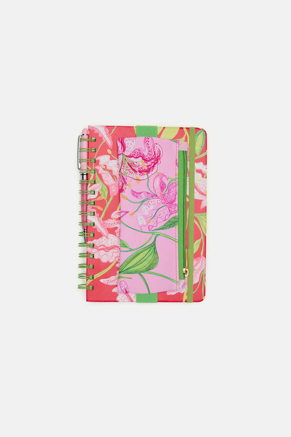 Gorman NZ - Pop Lily Book Pen Case Set - print
