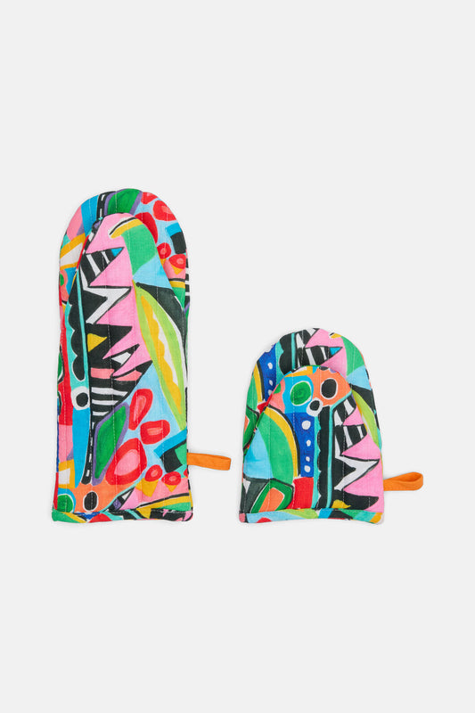 Gorman NZ - Zebra Concepts Oven Mitt Set - print