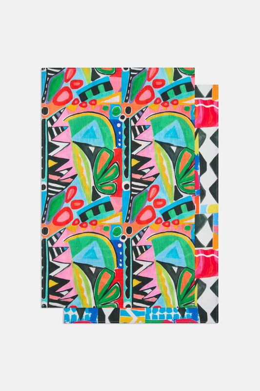 Gorman NZ - Zebra Concepts Tea Towel Set 2 - print
