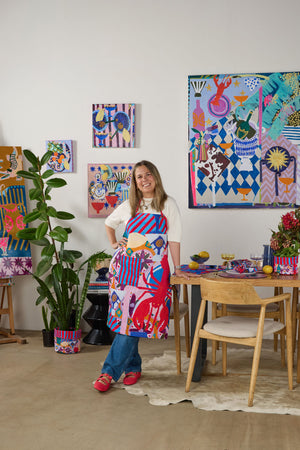 Gorman NZ - Le Pique-Nique Apron - print