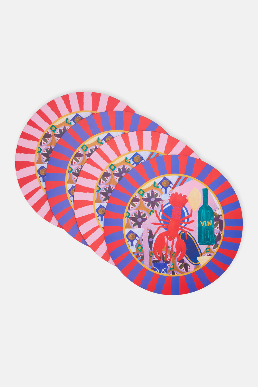 Gorman NZ - Le Pique-Nique Placemat Set 4 - print
