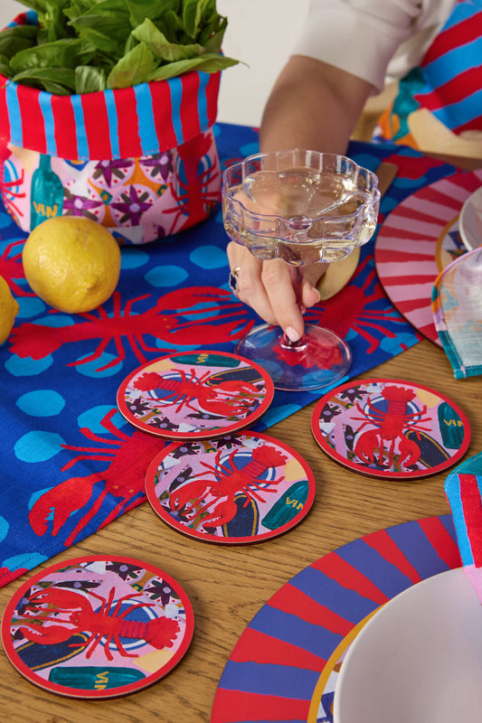Gorman NZ - Le Pique-Nique Coaster Set 4 - print
