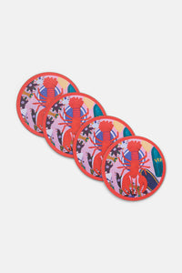 Gorman NZ - Le Pique-Nique Coaster Set 4 - print