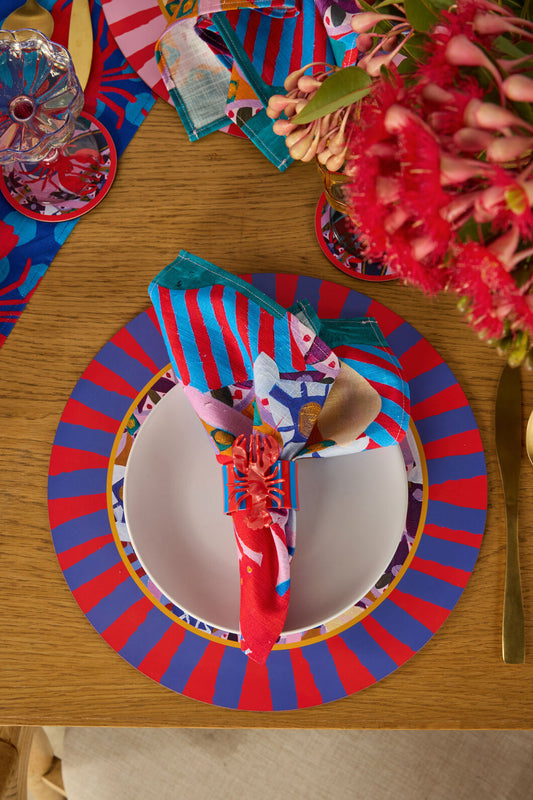 Gorman NZ - Le Pique-Nique Napkin Set 4 - print