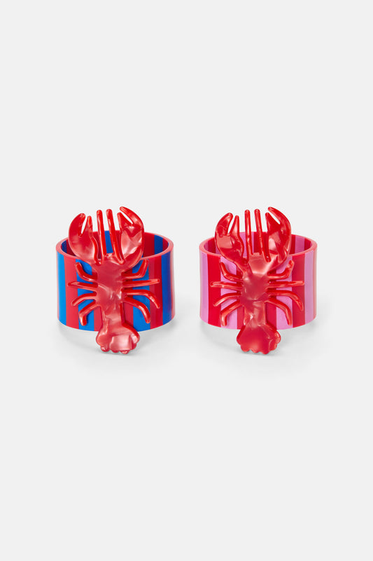 Gorman NZ - Lobster Napkin Ring Set 2 - multi