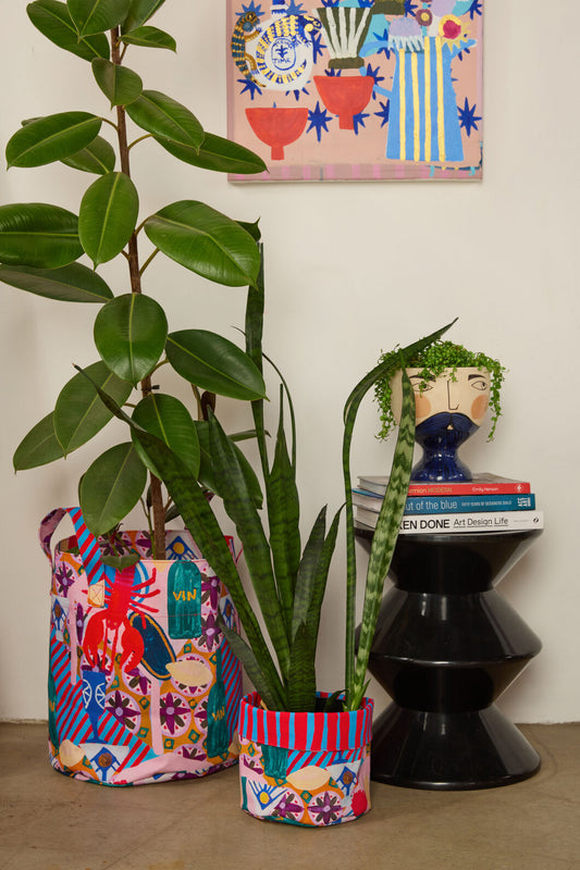 Gorman NZ - Le Pique-Nique Planter Large - print