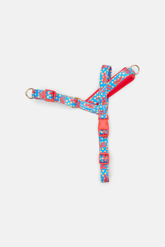 Gorman NZ - Lobster Pet Harness Med - print