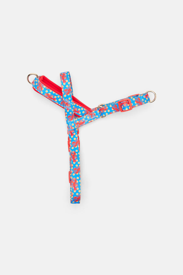 Gorman NZ - Lobster Pet Harness Med - print