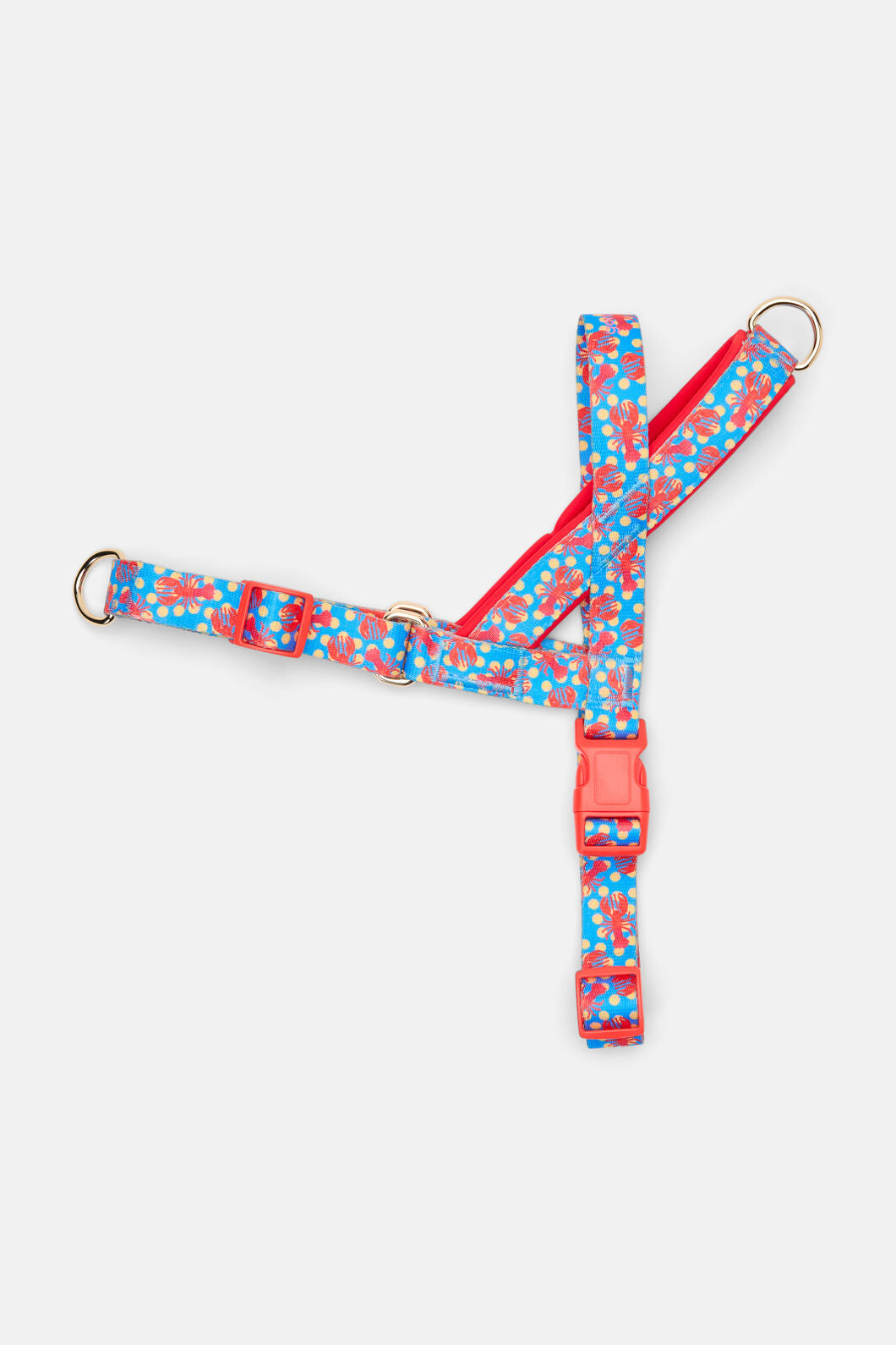 Gorman NZ - Lobster Pet Harness Lge - print