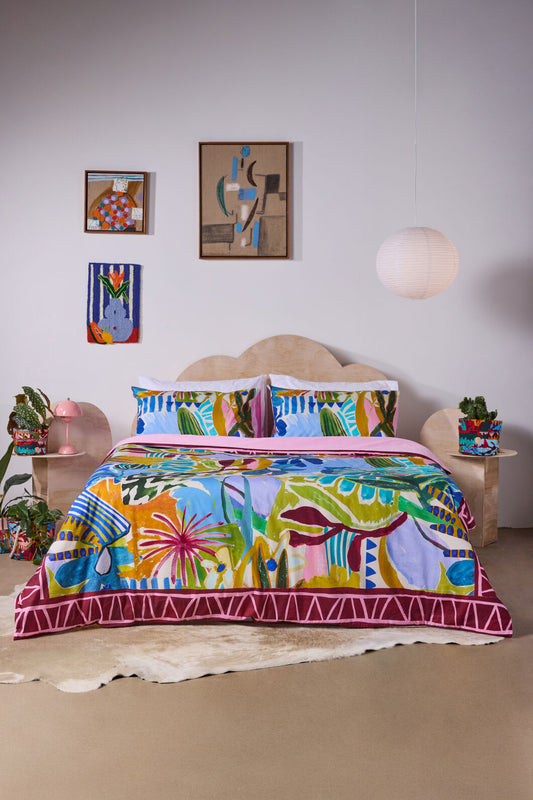 Gorman NZ - Living Tapestry Bed Linen-QB - print