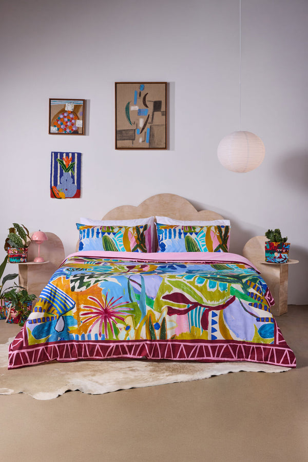 Gorman NZ - Living Tapestry Bed Linen-QB - print