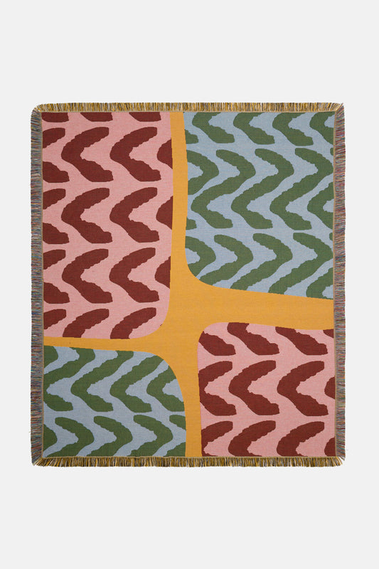 Gorman NZ - Right Direction Woven Jacquard Throw - multi