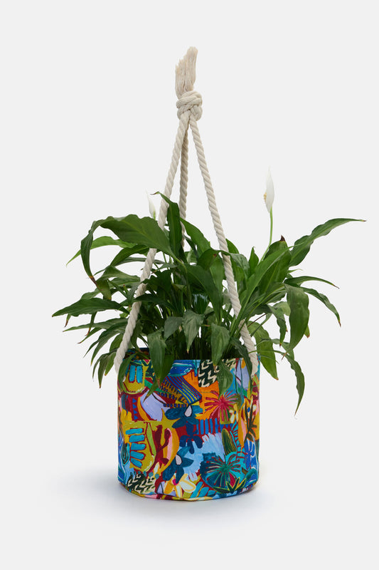 Gorman NZ - Living Tapestry Hanging Planter Lge - print