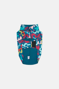 Gorman NZ - Fluid Rhythm Navy Pet Raincoat - print