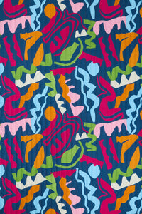 Gorman NZ - Fluid RhythmQuiltedCoverlet-KB - print