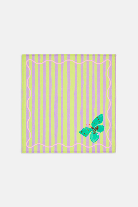 Gorman NZ - Electric Eden Napkin Set Of 4 - print