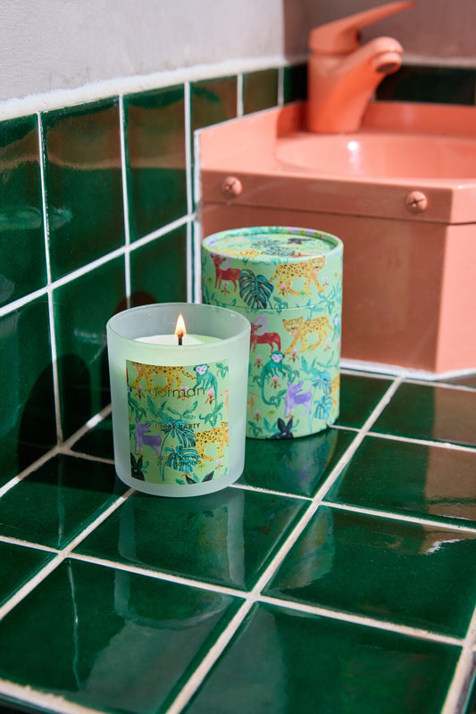 Gorman NZ - Orchid Safari Candle Gift Box - print