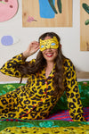 Gorman NZ - Leopard Silk Eye Mask And Scru - print