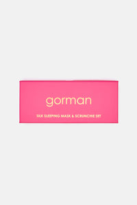 Gorman NZ - Leopard Silk Eye Mask And Scru - print
