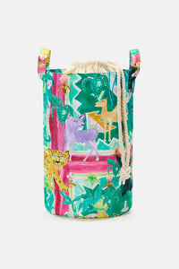 Gorman NZ - Night Zoo Laundry Basket - print