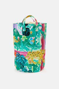 Gorman NZ - Night Zoo Laundry Basket - print