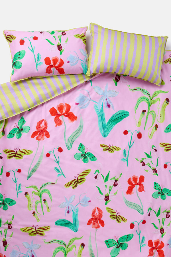 Gorman NZ - Electric Eden Bed Linen-QB - print