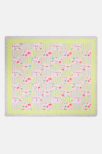 Gorman NZ - ElectricEdenQuiltedCoverletS/D - print