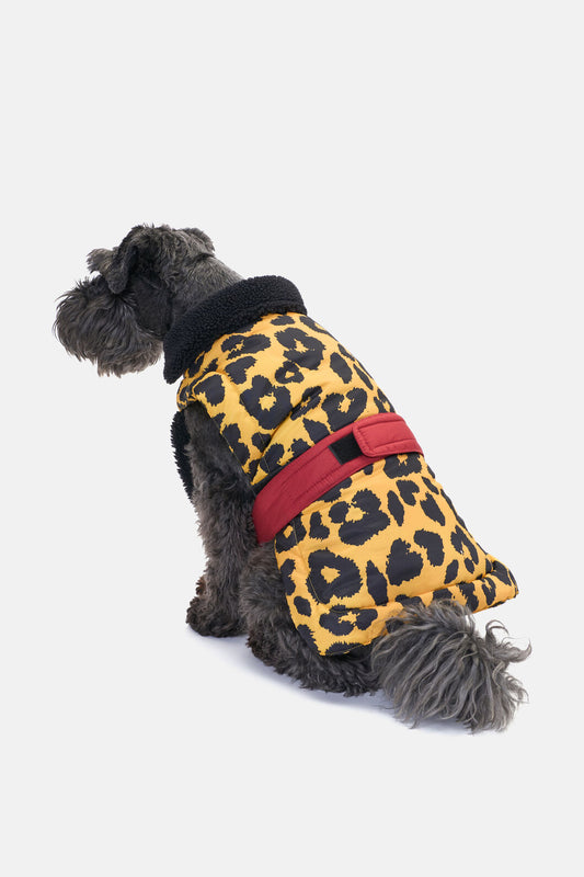 Gorman NZ - Leopard Dog Puffer Coat - print