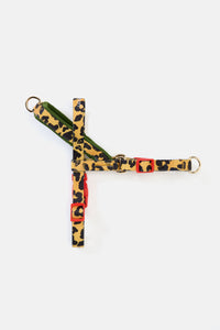 Gorman NZ - Leopard Dog Harness - print